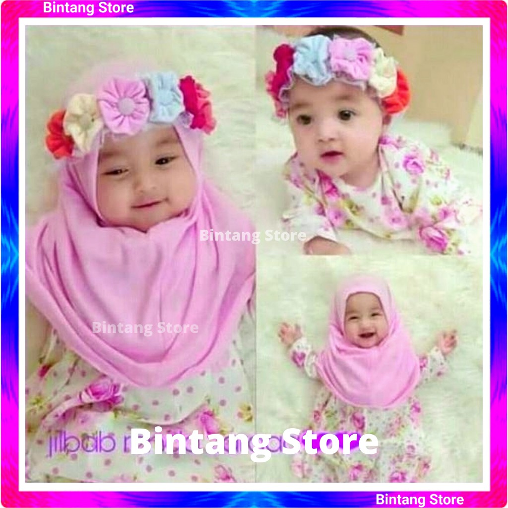 Kerudung Bayi 0 6 Bulan Up 2 Th Vanda Hijab Bayi Jilbab Anak Bayi Jilbab Bayi Perempuan 0 6 Bulan-2