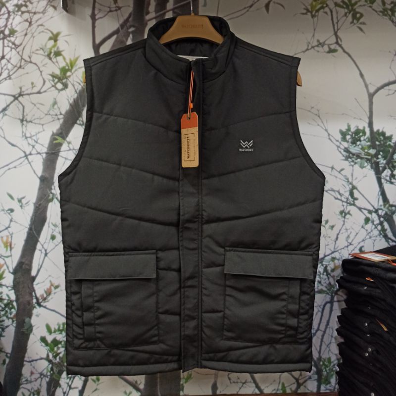 jaket rompi brand WATCHOUT CASUAL ORIGINAL - WJ600180001/600180009