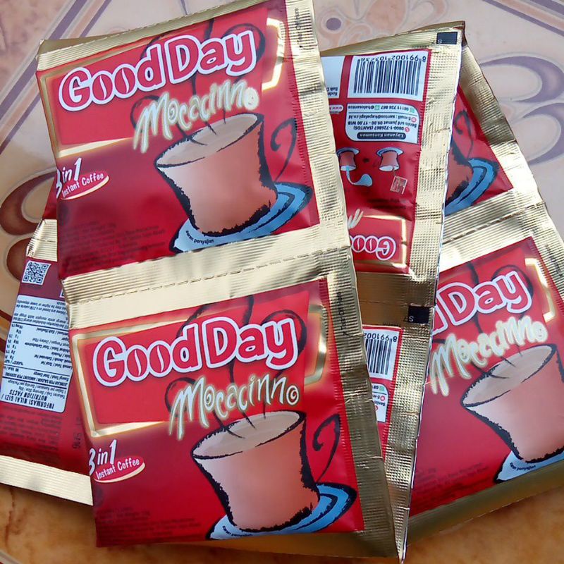 GOOD DAY MOCCACINO 3in1 Kopi Instan Sachet 20 Gram Renceng ( ISI 5 10 )