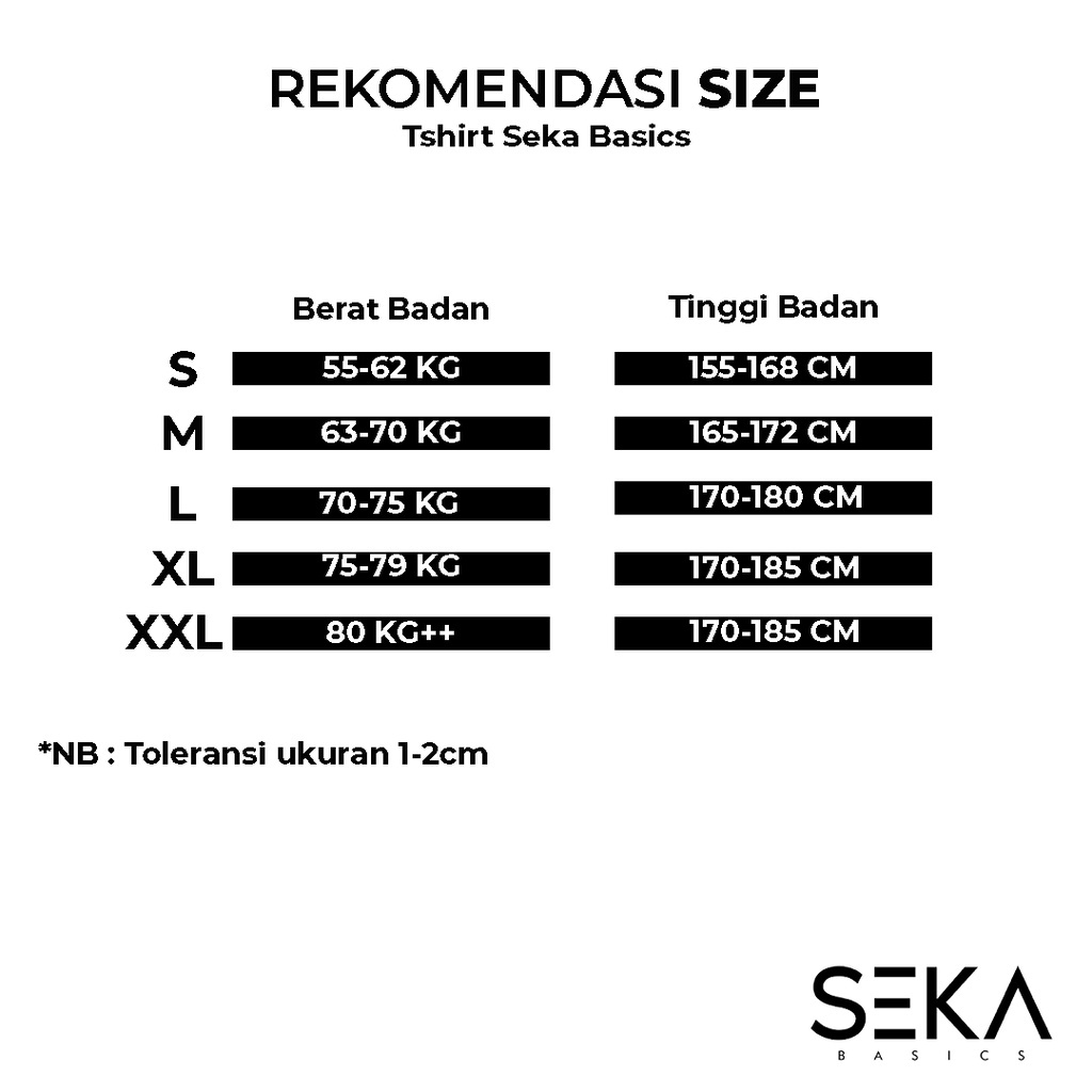 Seka Basics - Tshirt Jet Black Exclusive Logo