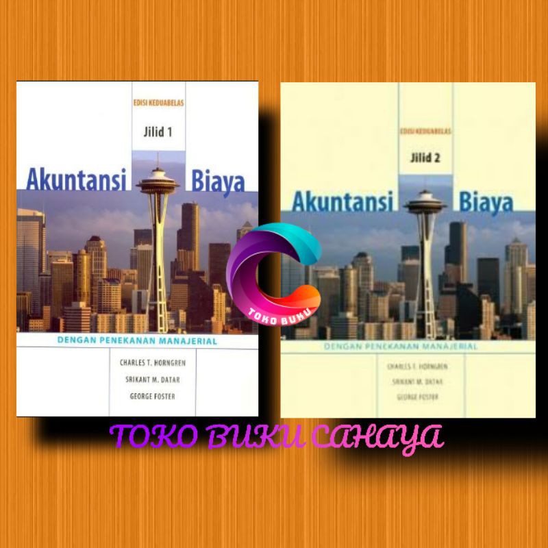 BUKU AKUNTANSI BIAYA JILID 1 JILID 2 EDISI 12 HONGREN ERLANGGA