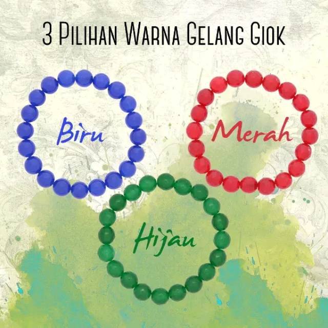 GELANG BATU GIOK - ASLI - GELANG KESEHATAN