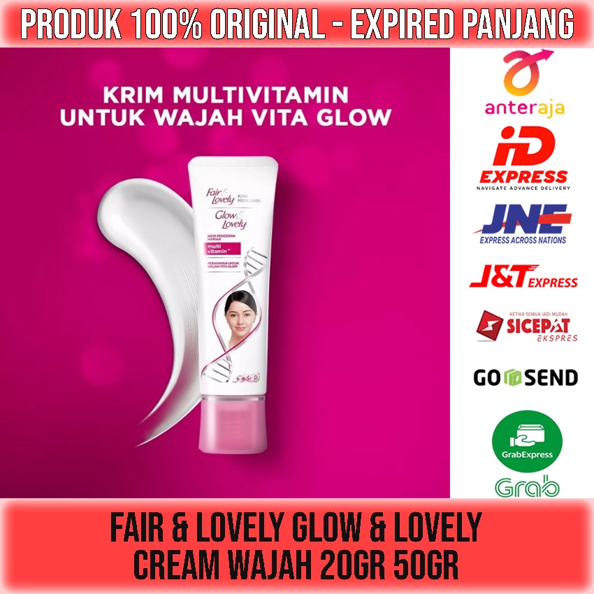 FAIR AND LOVELY CREAM MOUSTURIZER PELEMBAB WAJAH 25g 50g