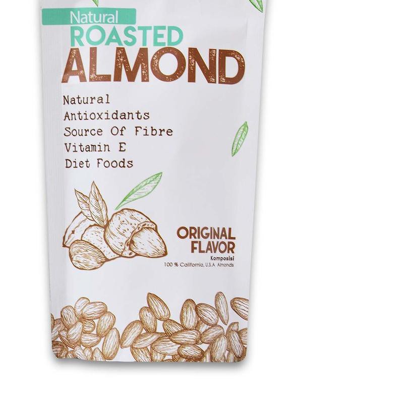 

✫ Natural Roasted Almond (Panggang) 250 Gr ✽