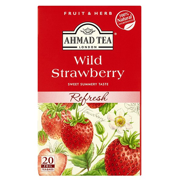 

Ahmad Tea Wild Strawberry Infusion Summer Drink Teh Inggris Buah Stoberi Fruit Flavored Tea Es Teh