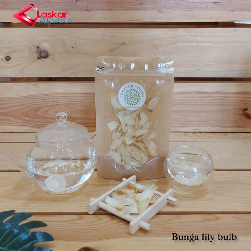 

Teh Bunga Kering Lily Bulb / Premium