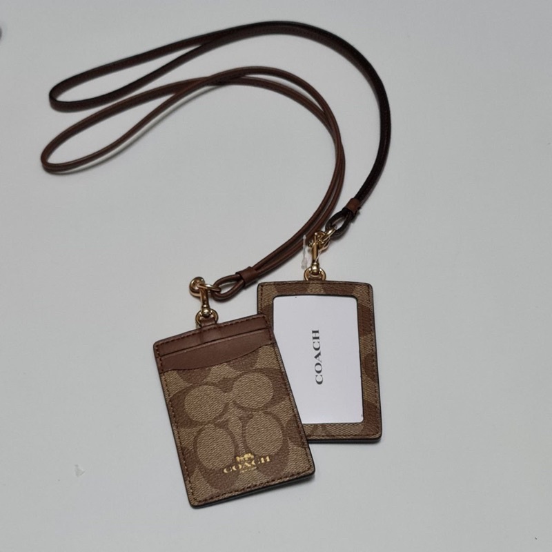 

Coach lanyard id