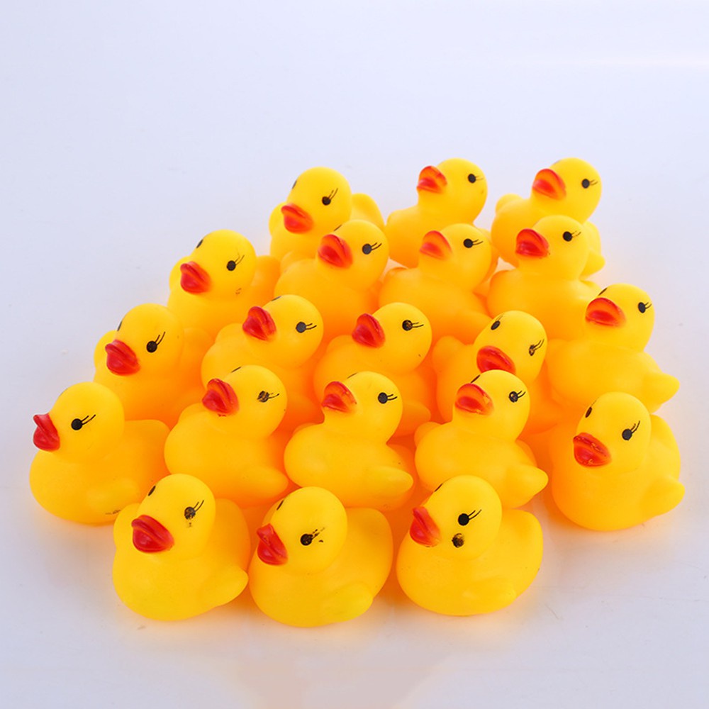 mainan bebek karet Mainan mandi anak bayi bisa bunyi-4