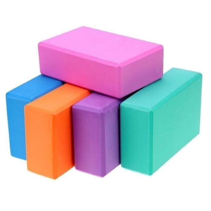 BALOK YOGA BRICK/ BANTAL MATRAS/YOGA EXERCISE BLOCK WARNA RANDOM