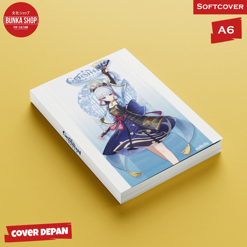 

Pocket Note Game Genshin Impact Kamisato Softcover A6 Buku Tulis Catatan Notes Agenda Planner Jurnal