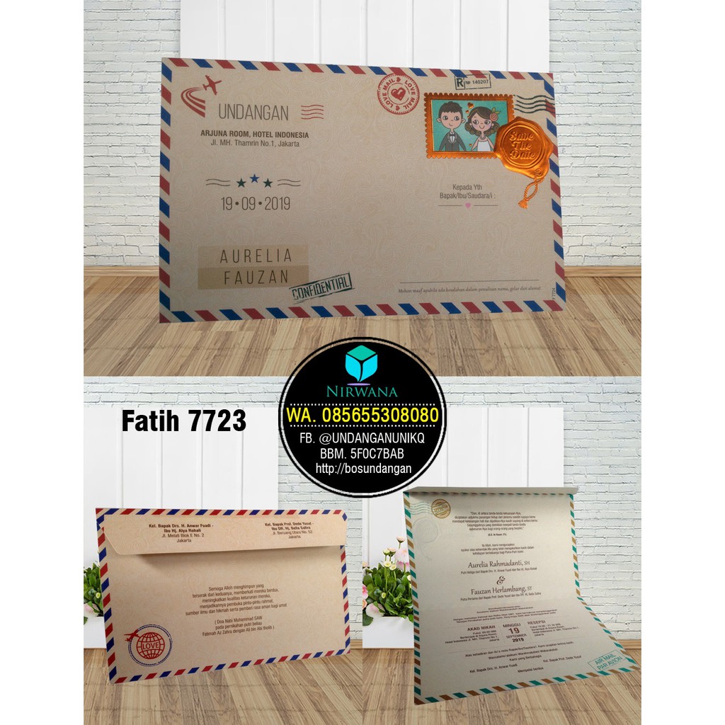 Blangko Kosong | Fatih 7723 | Undangan Kosongan Fatih