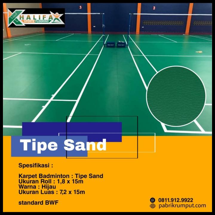Karpet Vinyl Badminton Standart Bwf