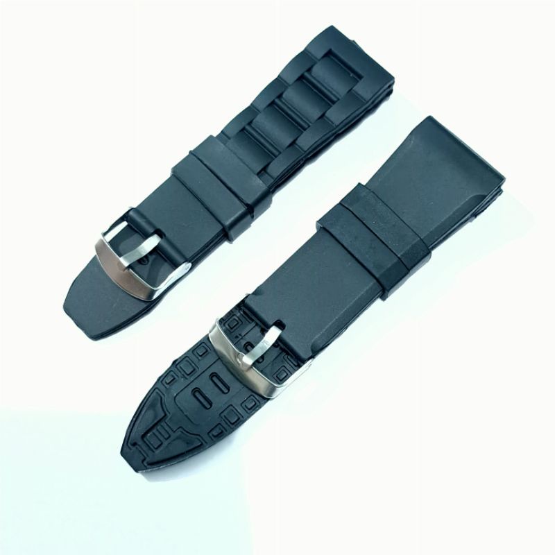 tali jam tangan karet polos 26mm 28mm strap jam tangan rubber original grosir