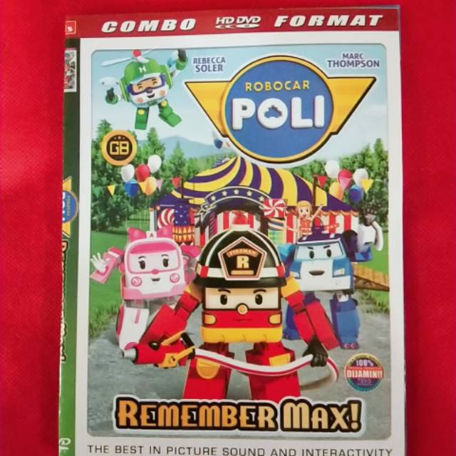 Murah banget DVD film anak robocar poli remember max