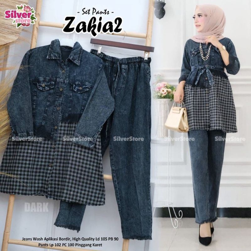 Setelan Jeans Wanita - TANIA SET