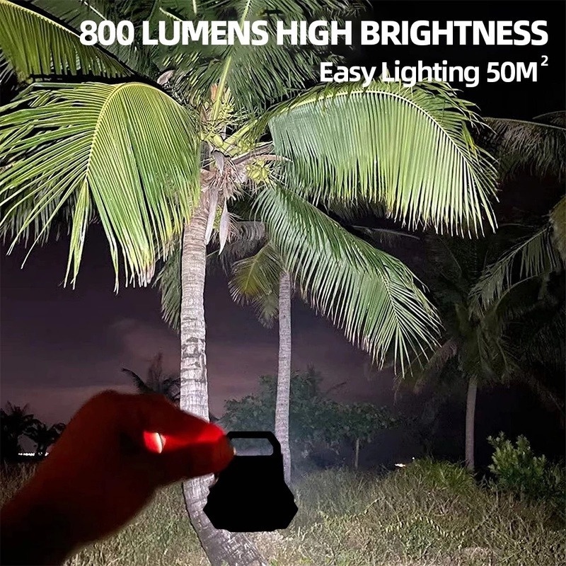 Gantungan Kunci Dengan Lampu Senter LED Portable Untuk Camping