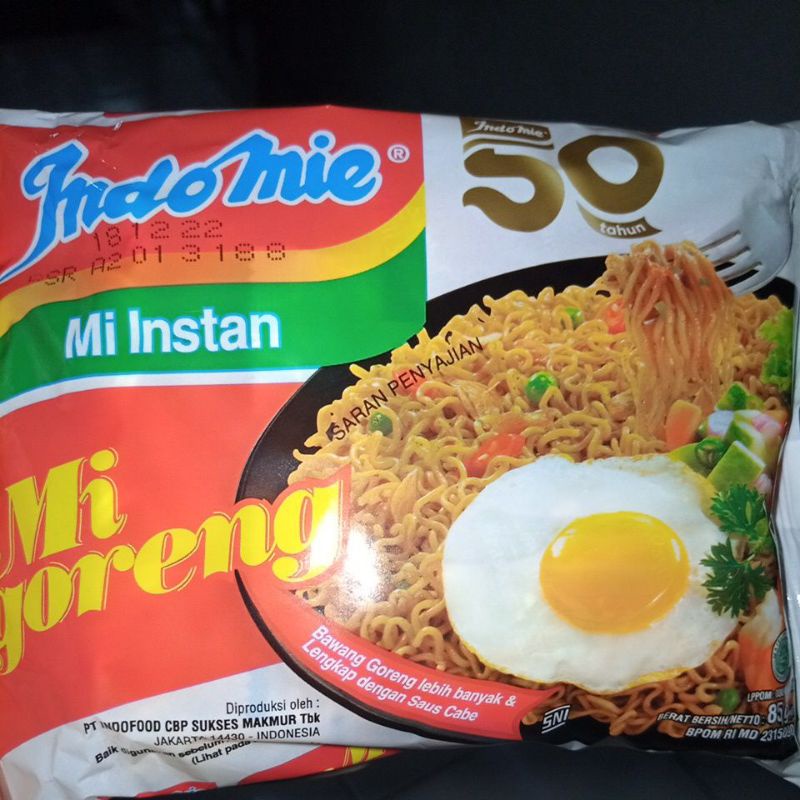 

Indomie goreng 85gr