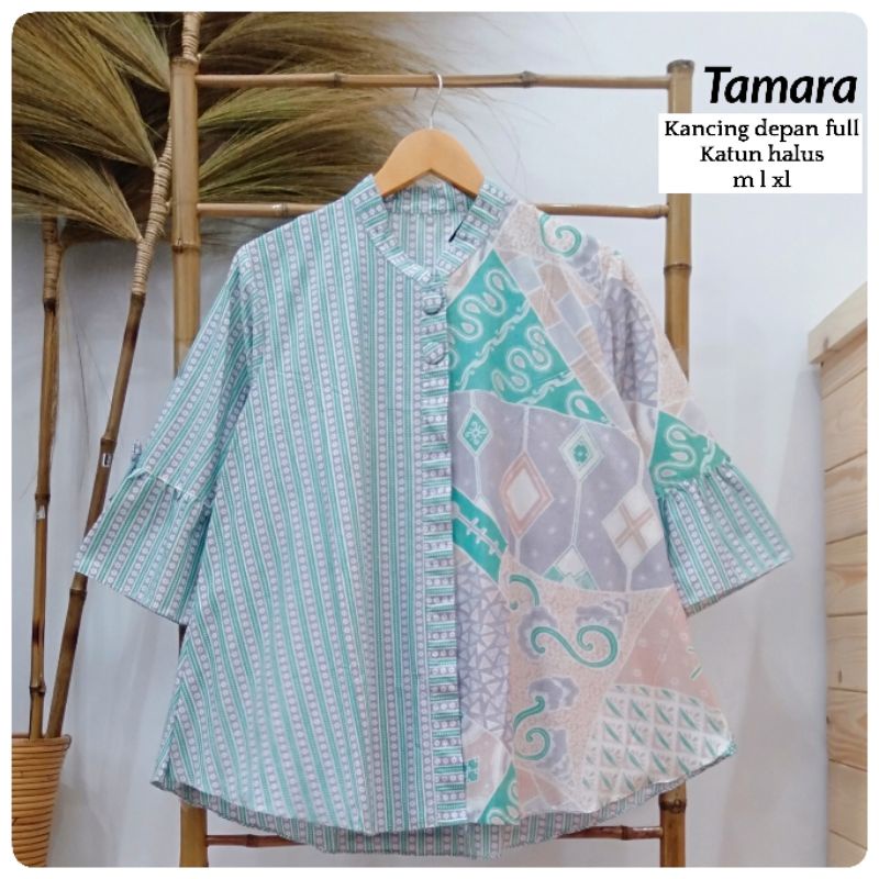 Atasan Batik Remaja Solo Murah Blouse Batik Modern Atasan Soft Kekinian-1