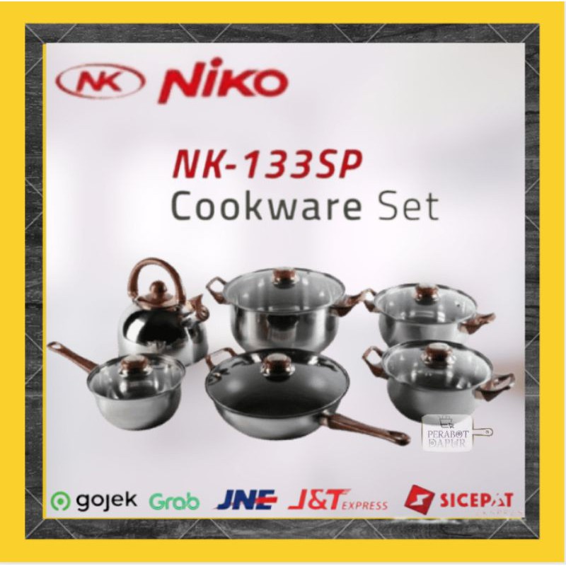 Panci Set Cookware Set Niko NK-1113SP