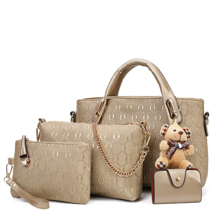 TAS DOLLY 4IN1 JX 100 (2 TAS BISA 1KG) TAS WANITA BEST SELLER - TAS TEDDY 4IN1 - TAS IMPORT BATAM