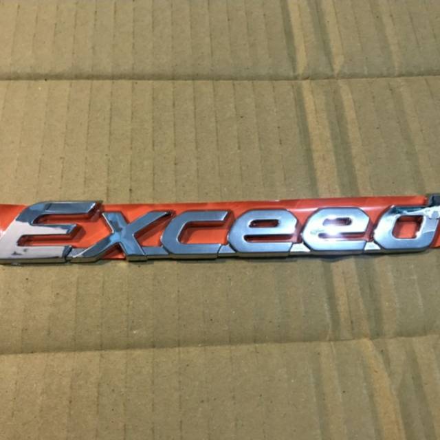 Emblem Xpander, Emblem Mobil Xpander tulisan Exceed (100% ORIGINAL)