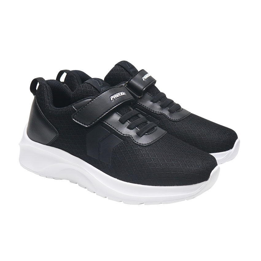 Precise Corrado JT Sepatu Sneakers Sekolah Anak - Black/White