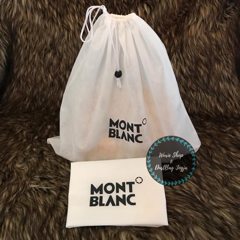 MONT BLANC DustBag Pengganti Sarung Tas Pelindung Debu Serut Dust Bag DB Branded