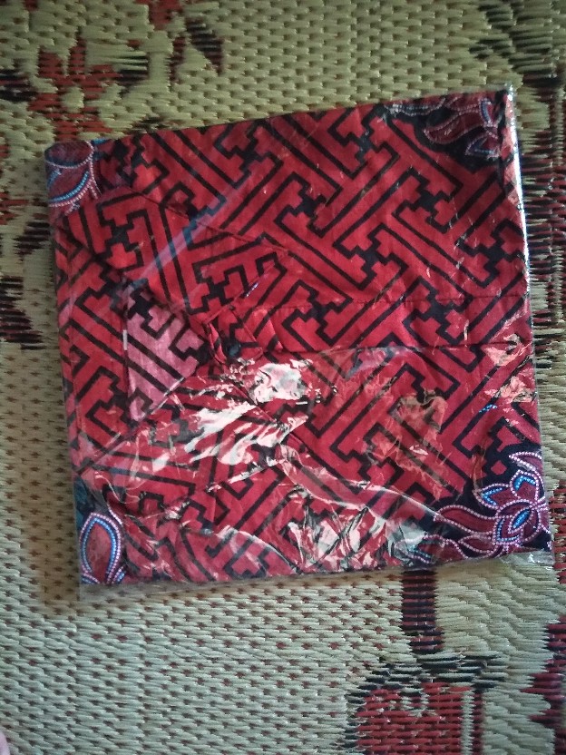 Couple Baju Batik Ayah Dan Anak Cowok Merah Bata / Baju Ayah Dan Anak Terlaris / Cod