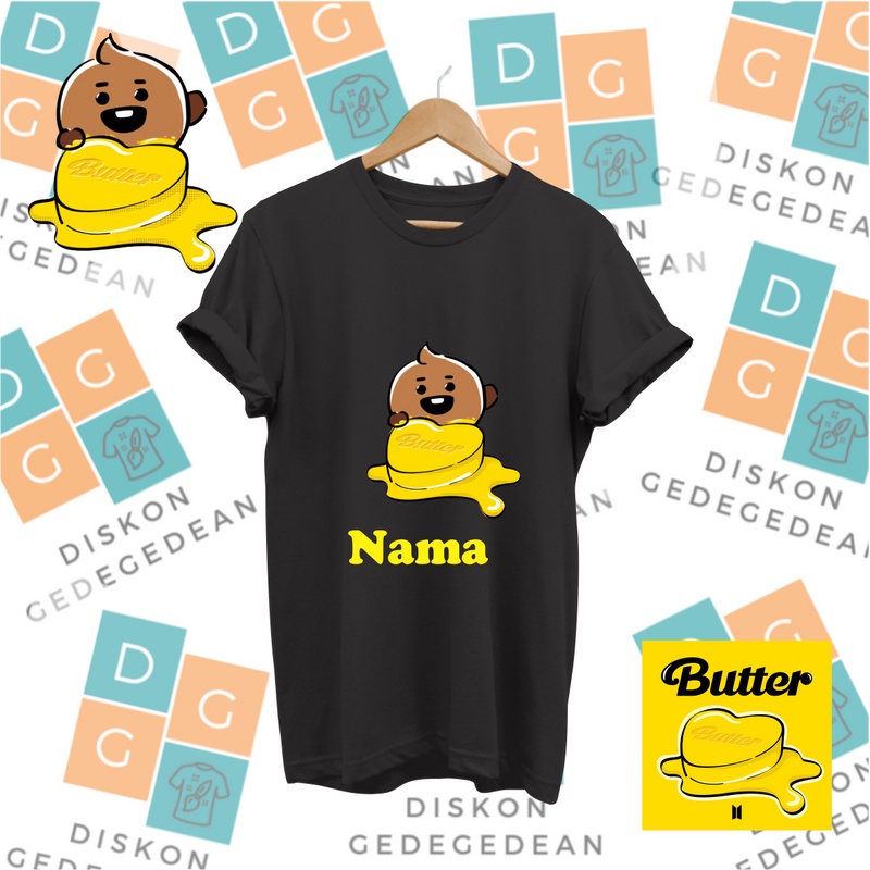 Kaos BTS Butter Shooky. Baju BTS Butter Shooky