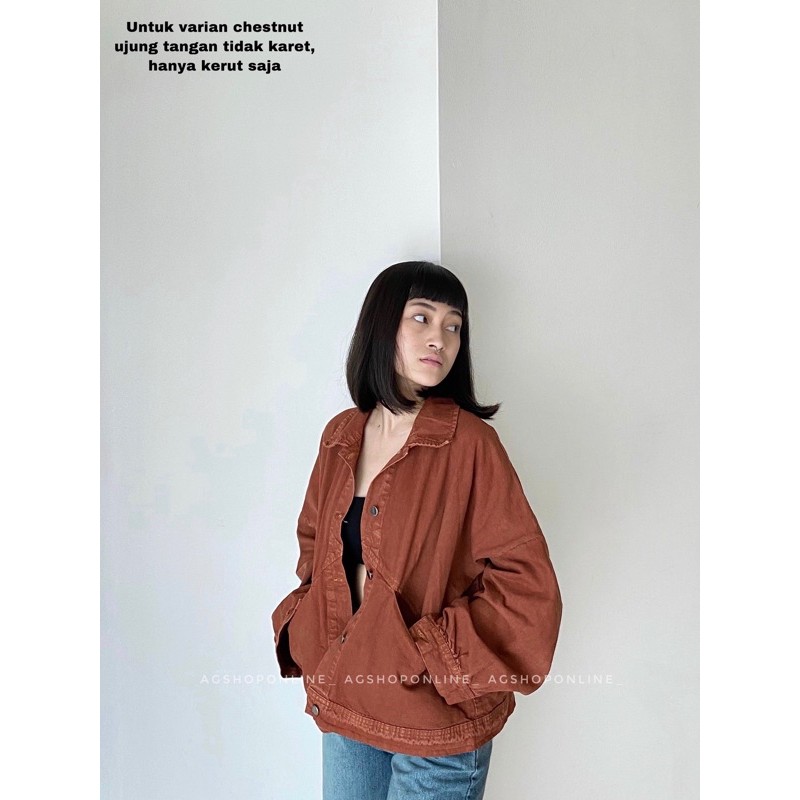 Vintage baggy oversized denim jacket by AGS&amp;co