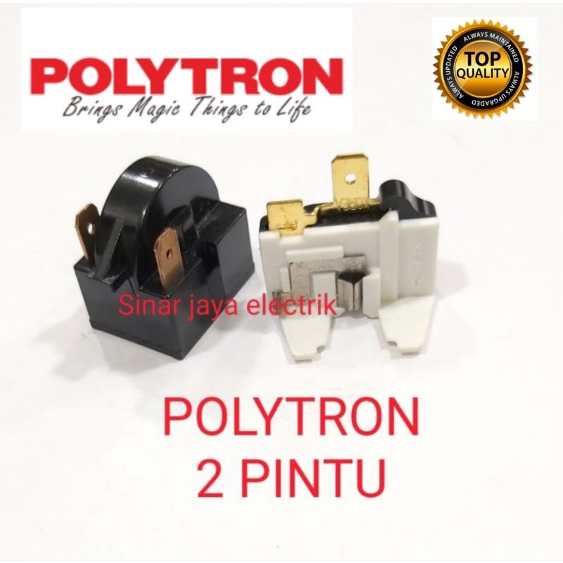 RELAY PTC OVERLOUD KULKAS POLYTRON 2 PINTU