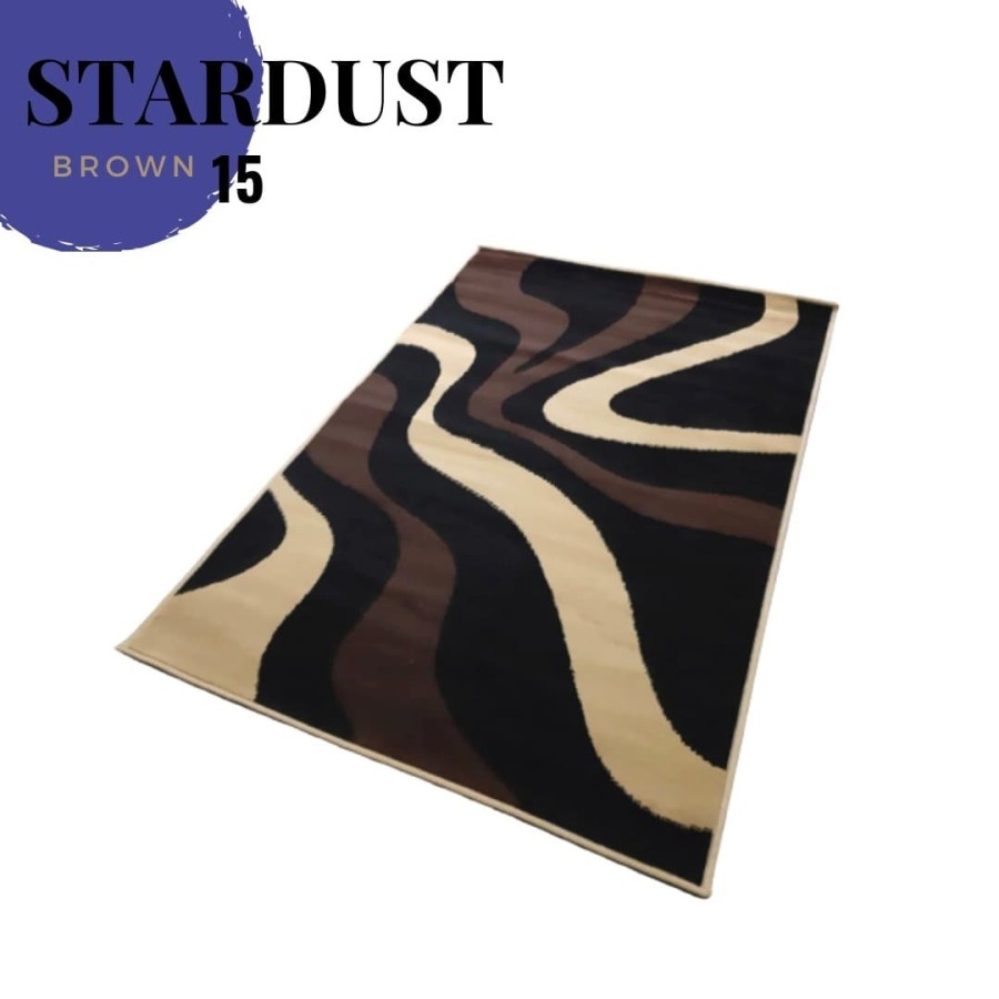 KARPET STARDUST 100 X 150 ST 15 BROWN