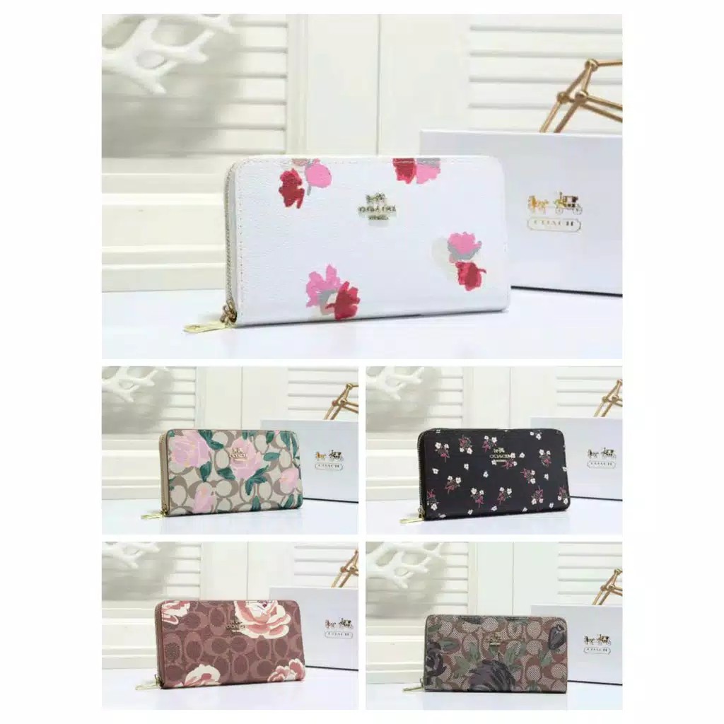 DOMPET WANITA COAACH PANJANG MOTIF-MOTIF ( NO BOX ) #196