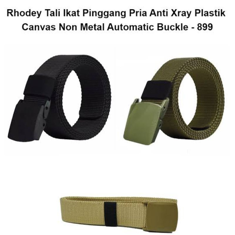 Sabuk ikat pinggang pria anti x ray - gesper ikat pinggang metal detector - gesper Canvas travel