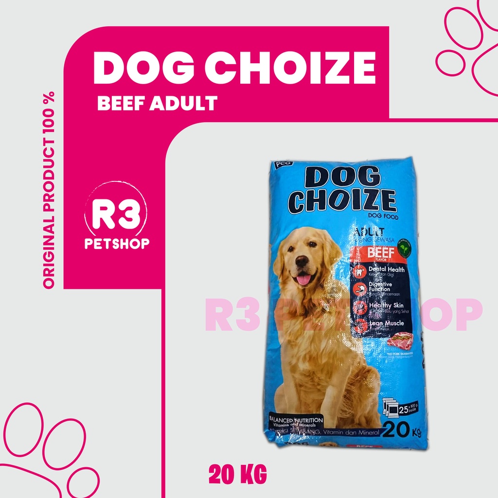 Makanan Anjing kering murah Dog Choize 20kg All variant ( EKSPEDISI )