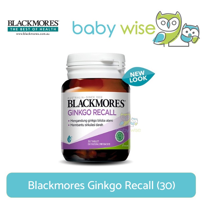 Blackmores Ginkgo Recall (30)