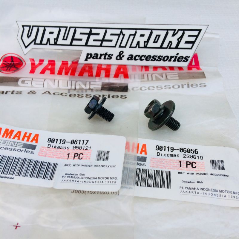Baut Katengkas Cover Tutup Rantai Rante Set Yamaha F1ZR F1ZR F1Z FIZ R Force 1 F1 Original YGP 90119