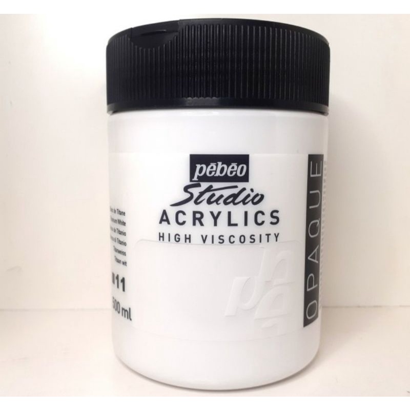 

PEBEO ACRYLIC COLOUR 500 ML TITANIUM WHITE