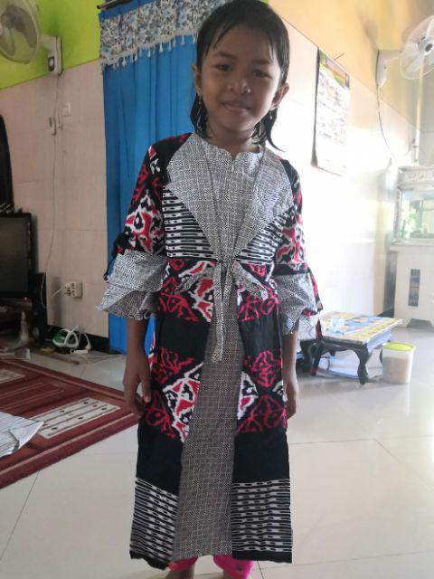 Couple Batik Gamis ,, Kerah Jazz Produk Original , Matt Katun Primis