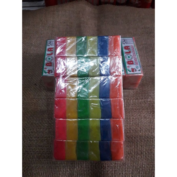 LILIN MAINAN ANAK-ANAK LILIN BOLA ATAU PLASTISIN (ISI 12 PAK)