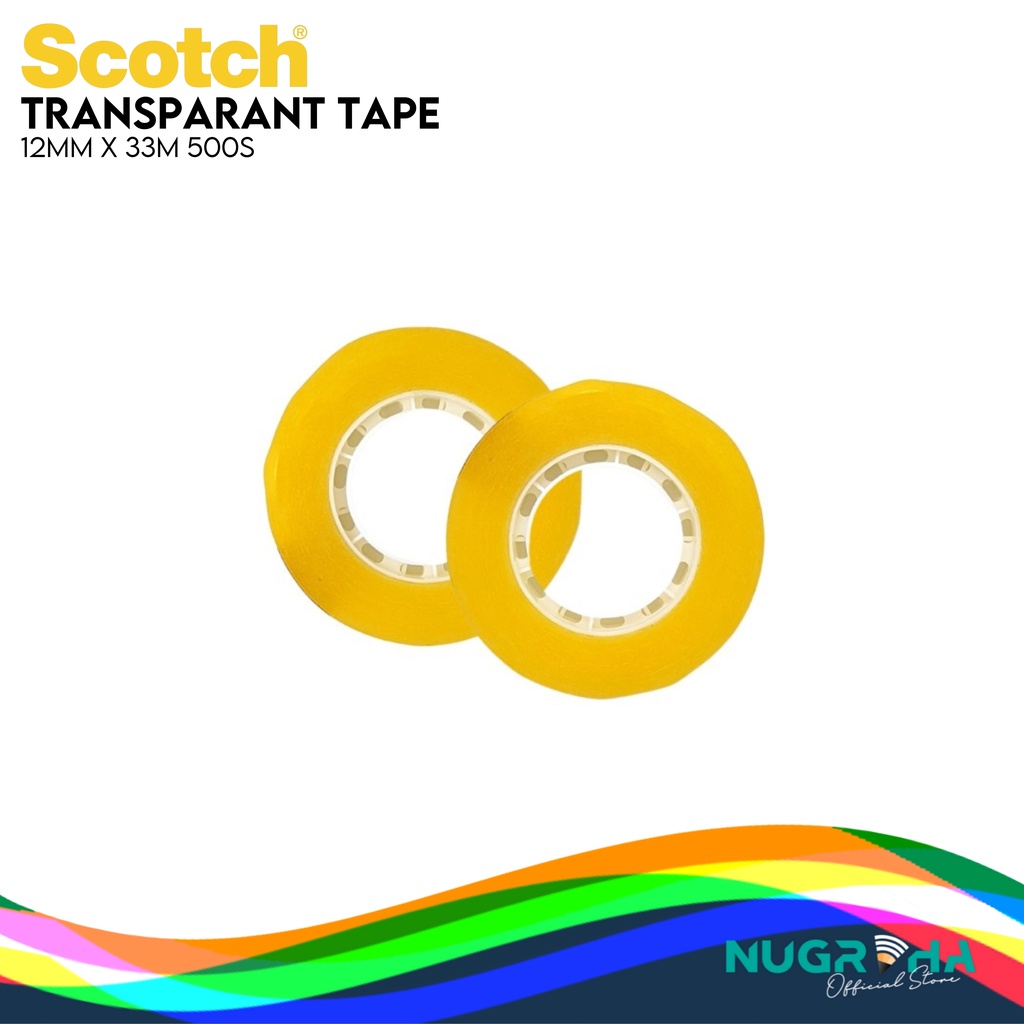 

ISOLASI BENING SCOTCH 12MM X 33M 500S