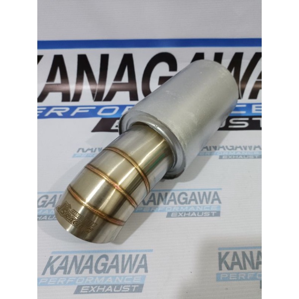 Knalpot Mobil JS Racing Muffler Titan Bass Bulat - Exhaust tip / Ujung Mufler Kenalpot Variasi Ngeba