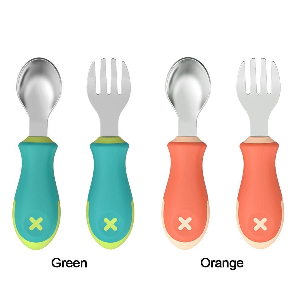 Preva Set Peralatan Makan Baby Gadgets Spoon Fork Set Cutlery Makan Bayi