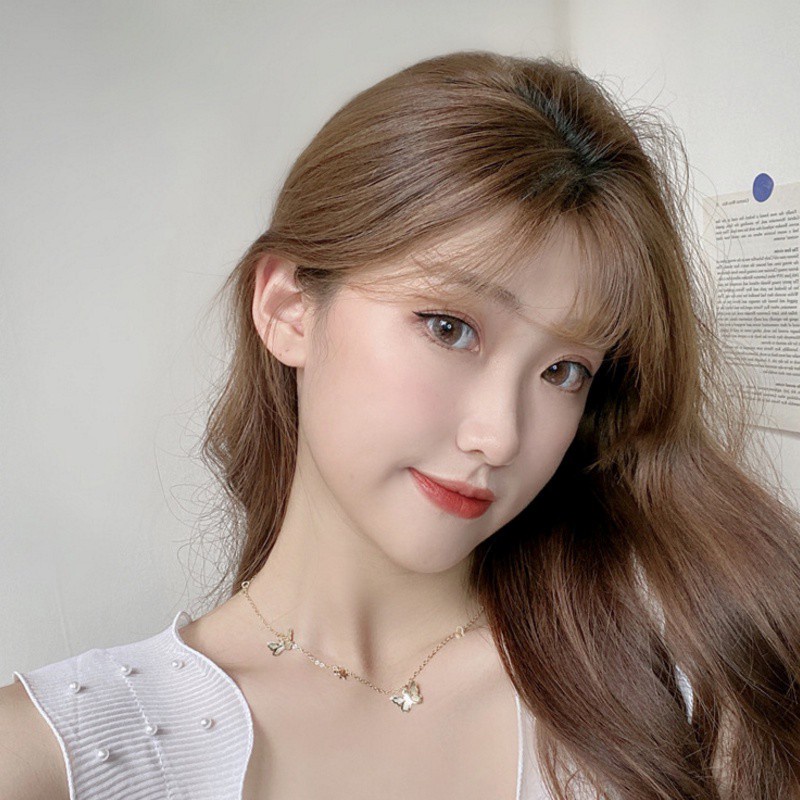 Kalung Pendek Desain Butterfly Dan Star Gaya Korea