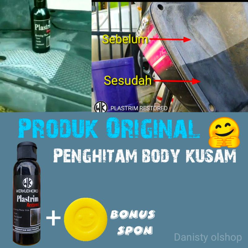 Plastrim restored/penghitam body/penghitam body kasar/pengkilap / pembersih/waterless/instasparkling