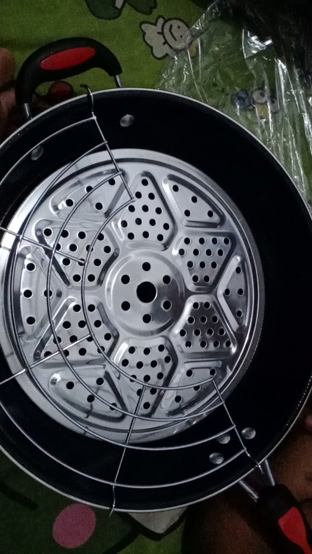 Panci Wajan Goreng Penggorengan Serbaguna Teflon Tutup Kaca Gsf 1032k / 1032 K Ukuran 32cm Dan 1132