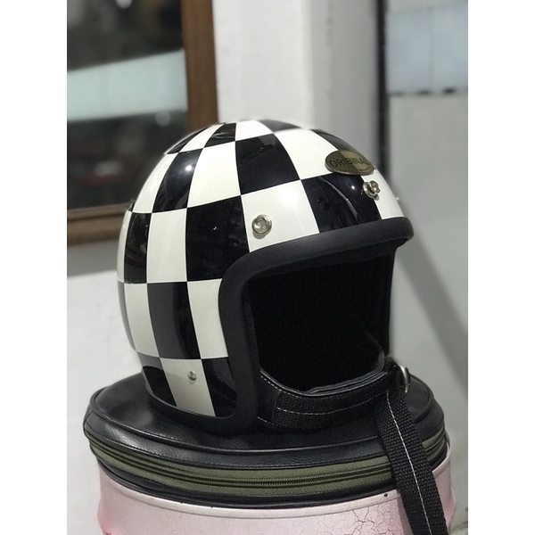 helm custom slimhead checkerboard oribinal