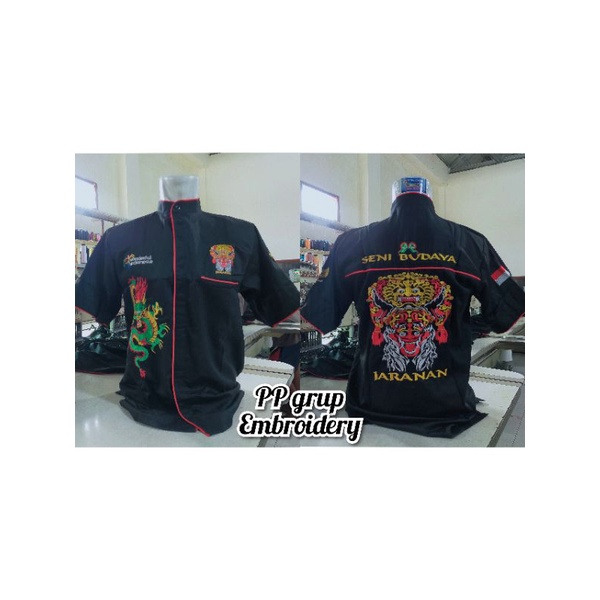 hem kemeja bordir devil jaranan