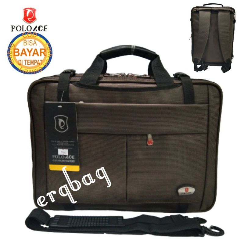 Tas selempang laptop 3 in 1 multifungsi Pria Polo Ace 9056