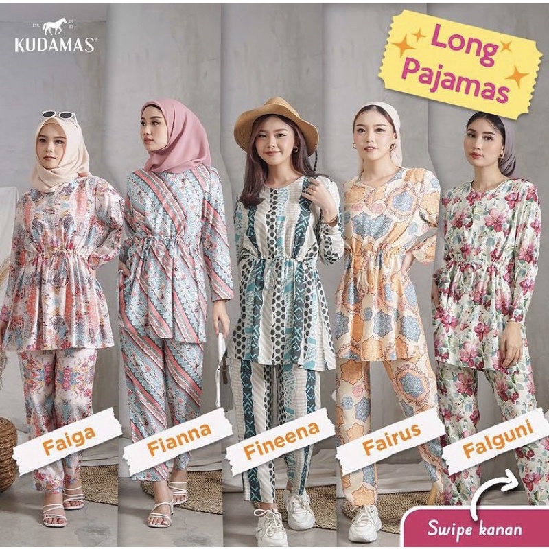 Setelan piyama panjang | LONG PAJAMA Kudamas Couture Season 14